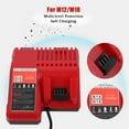 thumbnail image 4 of Battery Charger, ABS 14V-18V Lithium Battery Charger For  Lithium Battery Charger, For M12/M18, 4 of 8