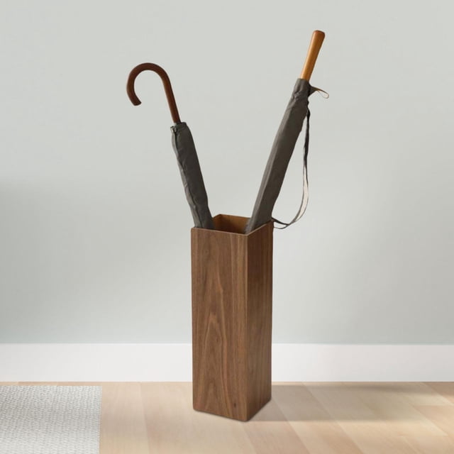 Soporte de Bastones de Madera para Supermercado, Resistente a La Corrosión, de Gran Capacidad, Portátil, de Pie, para Oficina, Soporte para marrón perfecl Bandeja de almacenamiento