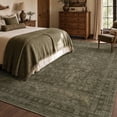 thumbnail image 4 of SIXHOME 8'x10' Area Rugs for Living Room Vintage Area Rug Machine Washable Neutral Rugs Green, 4 of 8