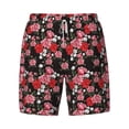 thumbnail image 5 of Rocae Rose Flowers for Men's Swim Trunks Quick Dry With Two Side Pockets and One Lined Patch PocketXX-Large, 5 of 9