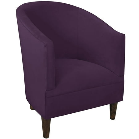 Skyline Furniture Espresso Aubergine Velvet Polyester Polyurethane Skyline Furniture Espresso Aubergine Velvet Polyester Polyurethane Pine Tub Chair