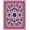 Pink, Pattern 3, variant on ODIKA 2x3 Machine Washable Non-Slip Area Rug, Nordic Folk Tale Showcasing Stylized Floral and Midnight Details High Traffic Rug, Pink, 547129
