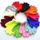 thumbnail image 3 of Xiao Hua 2 pares de guantes de invierno para niños, guantes elásticos cálidos de punto sueltos para niños pequeños, adecuados para niños y niñas de Navidad de 5 a 10 años (rosa), 3 of 5
