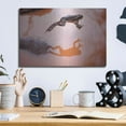 thumbnail image 6 of Luxe Metal Art 'Frog Jump 3' by Thomas Haney, Metal Wall Art, 16"x12", 6 of 9