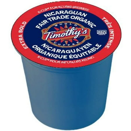 Timothys World Coffee Nicaraguan Fair Trade Organic 120 K-Cups