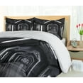 thumbnail image 5 of Ambesonne Space Duvet Cover Sets, Dark Future Adventure, 2-King, Greenish Grey, 5 of 7