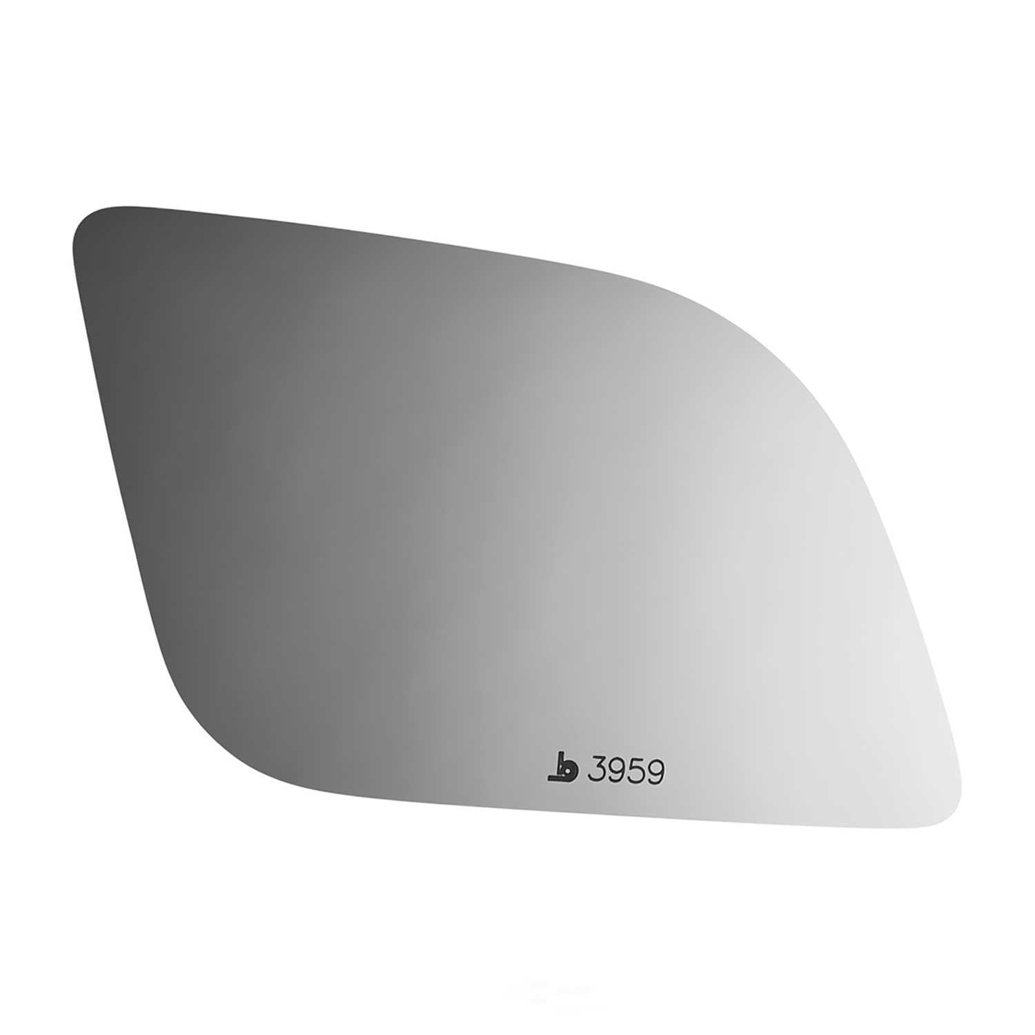 Burco Side View Mirror Replacement Glass - Clear Glass - 3959