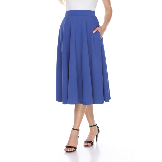 White Mark Jupe Midi Évasée Tasmin pour Femmes