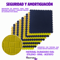 thumbnail image 2 of TATAMI PISO TAPETE DE GIMNASIO BICOLOR 8M2 INMATMEX, 2 of 10