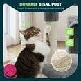 thumbnail image 5 of Amolife 29.5" Cat Tree Tower with Plush Condo Hammock, Large Perch Sisal Scratching Posts, Cat Furniture for Indoor Cats and Kittens, Grey, 5 of 9