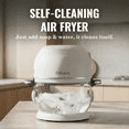 thumbnail image 6 of Fritaire Self-Cleaning Glass Bowl Air Fryer, 5 Qt, 6 Functions, BPA Free, Rotisserie/Tumbler, Mauve Rose, 6 of 16