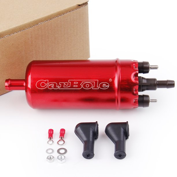 CarBole Electric Fuel Pump 12VInline Fuel Transfer Pump Gas Pump