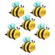 thumbnail image 1 of Globos de abeja YBUWUY 6 piezas 80 cm, carita sonriente, 1 of 7