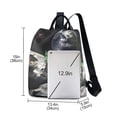 thumbnail image 3 of FORMRS Women's Travel Backpack Purse Anti-Theft Hidden Pockets Casual Shoulder Bag, Space Earth, 3 of 7