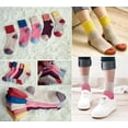 thumbnail image 6 of YooGuoGuo Pack of 5 Womens Wool Socks Winter Warm Thick Knit Soft Vintage Casual Crew Boot Socks Gifts, 6 of 6