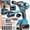 Auto Repair Dedicated Model, variant on 21V Max Brushless Cordless Impact Wrench Kit, 1/2 Drive Impact Gun with 6.0Ah Large Capacity Battery, Full Sockets & Drill Bits, Heavy-Duty Tool for Auto Repair, Construction & DIY