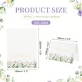 thumbnail image 2 of Uxcell 50Pcs Thank You Cards, 5.9"x7.9" Floral Folded Blank Cardstock, Thank You Notes for Greeting Cards Wedding Graduation Birthday DIY Craft Invitations, Rose Cluster Style, 2 of 6