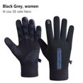thumbnail image 1 of 1 Pair Men Women Full Finger Mittens Thickened Windproof Cold-proof Touch Screen Outdoor Running Riding Ski Gloves, 1 of 9