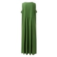 thumbnail image 5 of Cathalem Casual Dresses for Women Plus Size Dress for Women Women's Dress with Pockets Casual(Green,M), 5 of 5