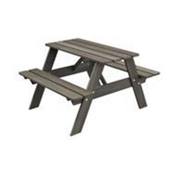 Smelis Kids Picnic Table - Taupegrey, 31.5 x 15.7 x 21.7 in.