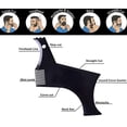 thumbnail image 2 of Jumpingount Plantilla de herramienta para forma a la barba, suave y suave, ABS, transparente, con peine Protección de la piel Negro, 2 of 6