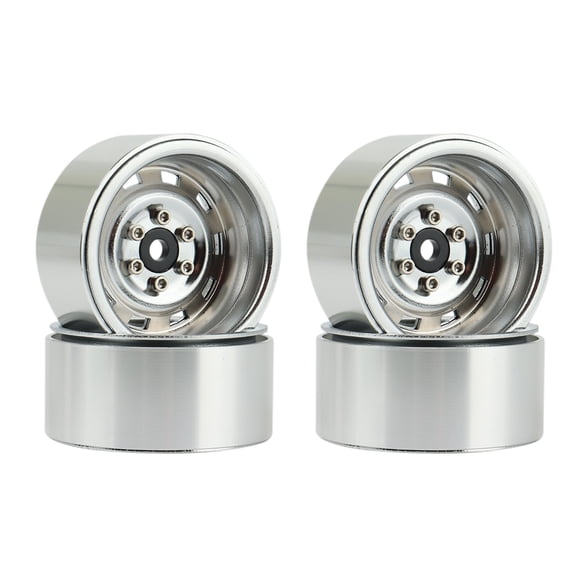 4PCS Rally 1.9 Metal Beadlock Wheel Hub Rim for 1/10 RC Crawler Axial SCX10 90046 AXI03007 Traxxas TRX4 RC4WD D90,1