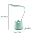 thumbnail image 3 of Desk Lamp for Home Office Dorm, Touch Desk Light with 3 Color Modes Flexible Gooseneck, Rechargeable, Dimmable Table Lamp with Pen Phone Holder, Eye-Caring Small Desk Lamps for Bedroom Reading, 3 of 7
