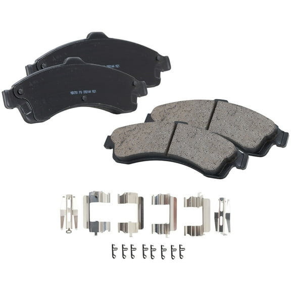 Brake Pad Set Compatible with 2002-2005 Chevrolet Trailblazer GMC Envoy 4Cyl 8Cyl 1.5L 5.3L Front