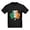 Black, variant on CafePress - Vintage Irish Flag Shamrock T Shirt - Dark T-Shirt Kids XS-XL