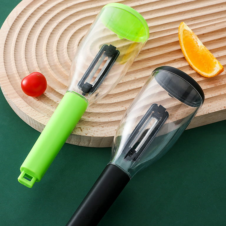 Vegetable Peeler with Container Stainless Steel Fruit Slicer with