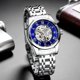 thumbnail image 2 of Reloj de acero de tungsteno resistente al agua para hombre, automático, de negocios, mecánico, sencillo, luminoso y sencillo, 2 of 4