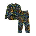 thumbnail image 2 of Wukai Off-Road Vehicle Print Women's Pajama Set - Soft Long Sleeve Sleepwear for Comfort and Style-Medium, 2 of 9