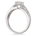 thumbnail image 2 of SZUL Women's 1/2 Carat TW Princess Cut Diamond Engagement Ring in 10K White Gold (J-K-L Color, I2-I3 Clarity), 2 of 3