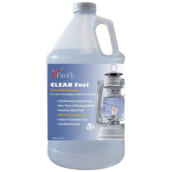 Aceite para lámpara Firefly Kosher Citronella Clean Fuel, 3,78 litros