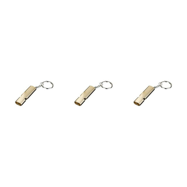 Soidarity Silbato de metal Aleación de aluminio Sonido fuerte Artesanía Colorfast Silbatos para exteriores Colorfast Mano de obra Supervivencia Type4 NO4
