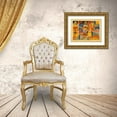 thumbnail image 3 of Klee,Paul 18x15 Gold Ornate Wood Framed with Double Matting Museum Art Print Titled - Temple Gardens, 3 of 4