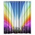 thumbnail image 1 of Cortina de Ducha ABPHQTO Fondo Arco Iris Impermeable 150x180 cm, 1 of 2