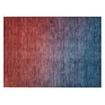 thumbnail image 2 of Addison Rugs Chantille Indoor/Outdoor Solid Ombre Navy Washable Rectangle Rug, 1'8" x 2'6", 2 of 6
