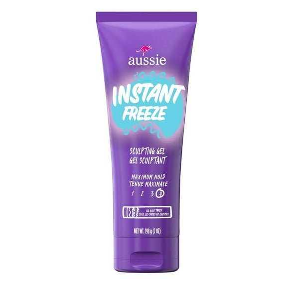 Aussie Instant Freeze Sculpting Gel Maximum Hold 7oz (Pack of 3)