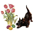 thumbnail image 2 of CafePress - EASTER SCOTTIE Throw Blanket - Soft Fleece Throw Blanket, 50"x60" for All Ages, 2 of 2