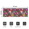 thumbnail image 5 of Pioneer Flower Floral Print Pattern Door Rugs,Washable Non Slip Door Mats Indoor,Decorative Door Mats,Entry Mat Indoor for Entrance,Bedroom,Kitchen,Bathroom,16"x47", 5 of 6