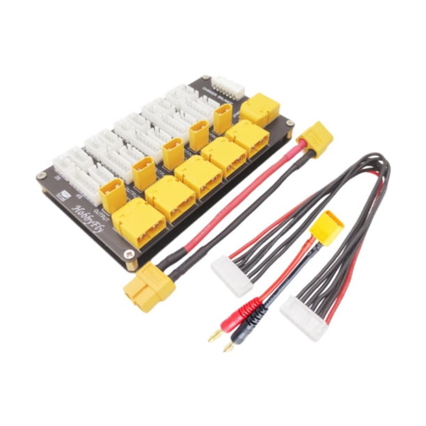 Tablero de Carga Paralelo Batería Lipo ISDT 2-6S Adaptador Batería Cargador de Cargador