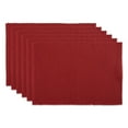 thumbnail image 1 of Design Imports CAMZ11910 Set de 6 Sets de Table Côtelés Rouge Grange, 1 of 2