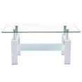 thumbnail image 6 of 110*60*45.5Cm Double-Glazed Dining Table Stainless Steel Table Legs, 6 of 16