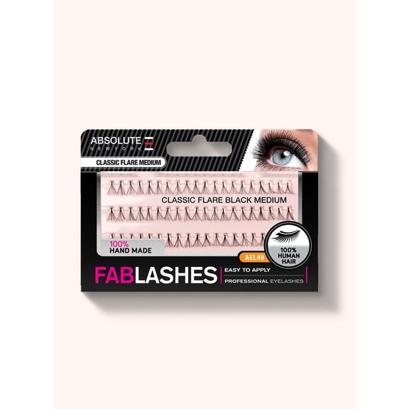 Absolute New york Fabulashes AEL49 Classic Flare Black Medium Lashes 1 ea