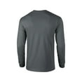 thumbnail image 3 of The Gildan Adult Ultra Cotton 6 oz Long Sleeve T-Shirt - CHARCOAL - S, 3 of 4