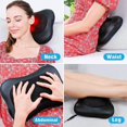cotsoco Shiatsu Back and STF9 Neck Massager with Heat, Tissue Kneading