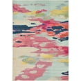 thumbnail image 1 of Unique Loom Estrella Light Colors Area Rug 7' x 10' Rectangle Pink/Ivory, 1 of 1