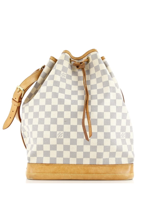 Pre-Owned Noe Handbag Damier Large By Rebag
