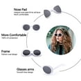 thumbnail image 7 of LVIOE Clout Goggles Sunglasses Retro Oval Sunglasses Polarized Fashion Women Sunglasses UV400 Protection, 7 of 7